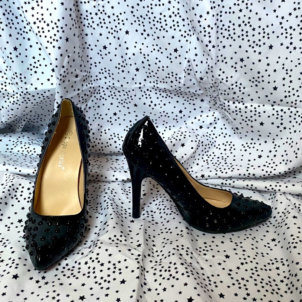 Black Studded Pump (louboutin dupes)